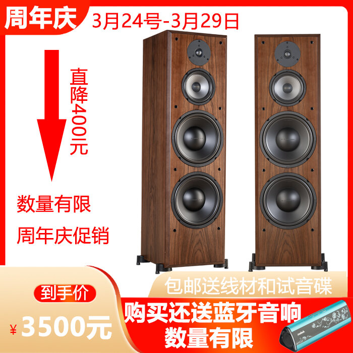 Aijia Floor Front Adopts Huiwei Speaker Fever HiFi Speaker High Fidelity Audio Double 10-Inch Cinema Main Box