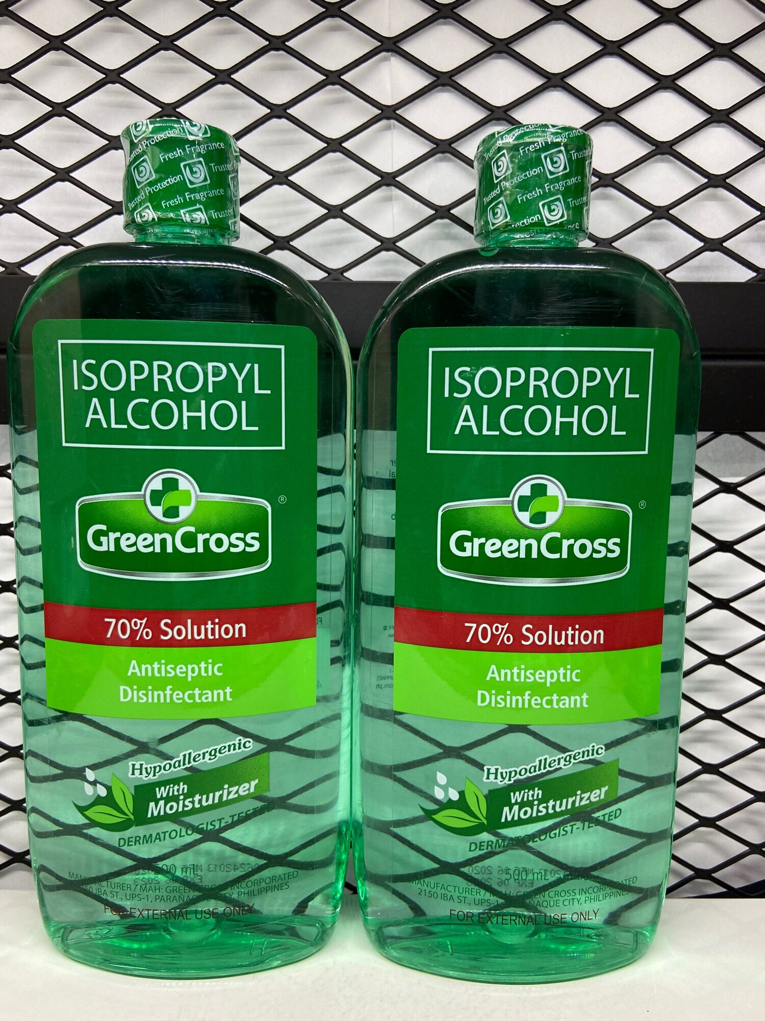 Green Cross (Bundle of 2) Isopropyl Alcohol 70% Solution 500ml (Exp 05/2025)