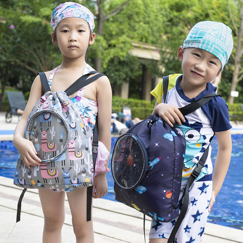 Children's Swimming Bag Dry Wet Separation Swimming Equipment Waterproof Storage Bag Beach Bag Large Capacity Training Special Backpack