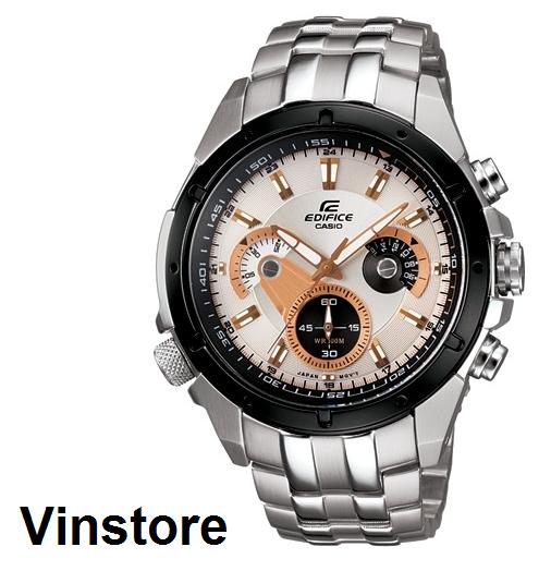 [Vinstore] Edifice Chronograph Style Quartz Stainless Steel Men Watch EF-535D-7A EF-535D-7EF-535D-7AV EF-535D-7AVDF