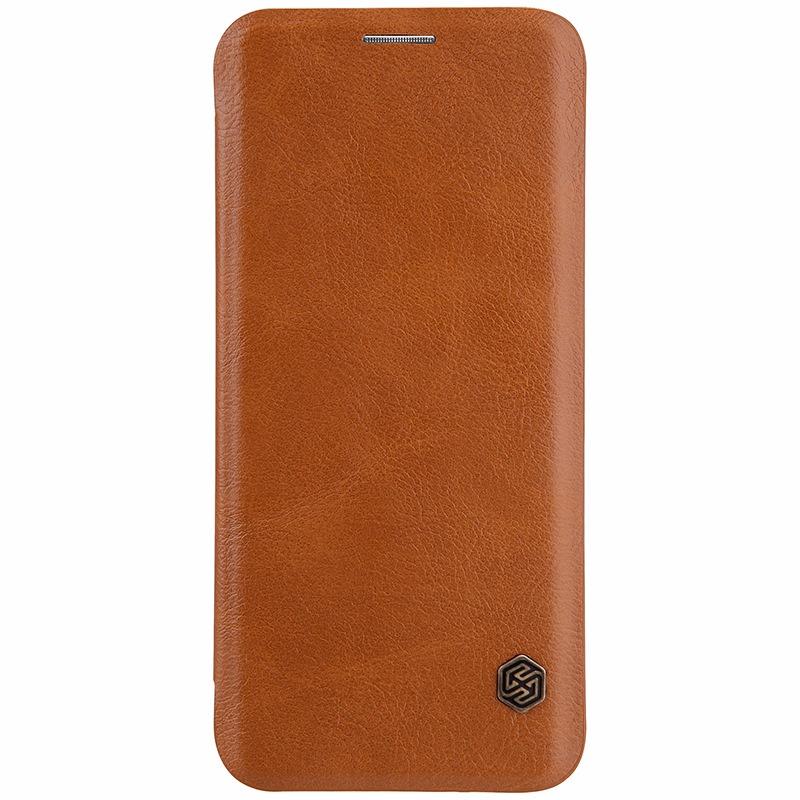 Nillkin Qin Series Ultra Slim Flip Leather Cover Wallet Built-in Credit Card Slots Case for Galaxy S20 / S20 Plus / S10 / S10 Plus / Note10 [Local Warranty]