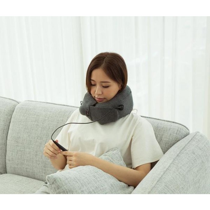 Travelmall Inflatable Infrared Heat Pillow With Patented 3D Pump