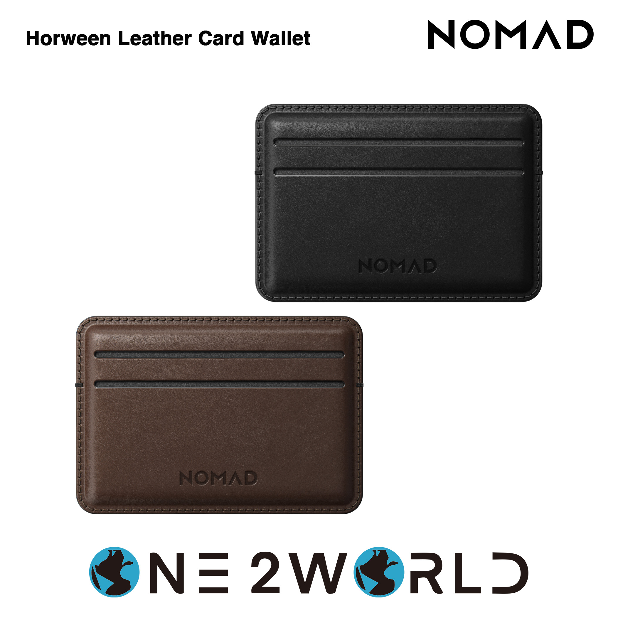 Nomad Horween Leather Card Wallet