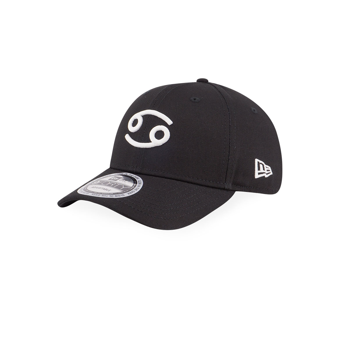 New Era 9FORTY Zodiac Cancer Black Strapback Cap