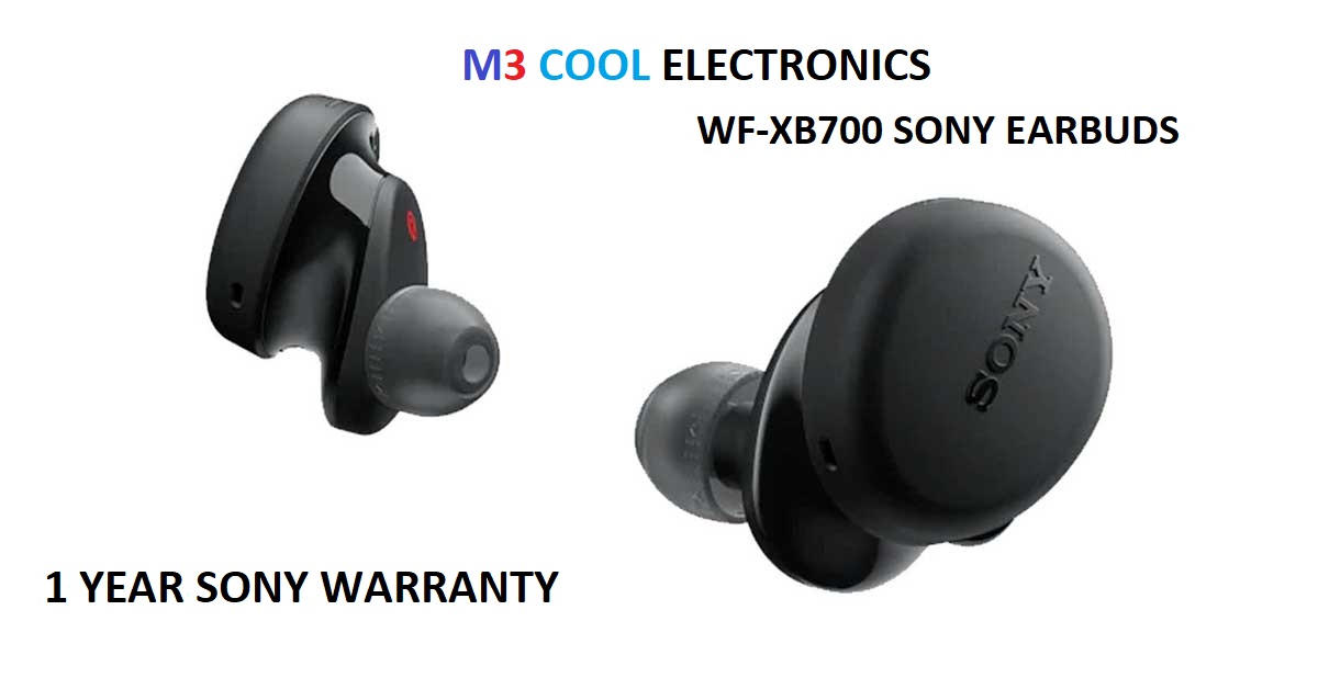 SONY WF-XB700/BZE WIRELESS EARBUDS , 1 YEAR SONY WARRANTY *** BRAND NEW SEALED SET , GRAB WHILE STOCK LASTS