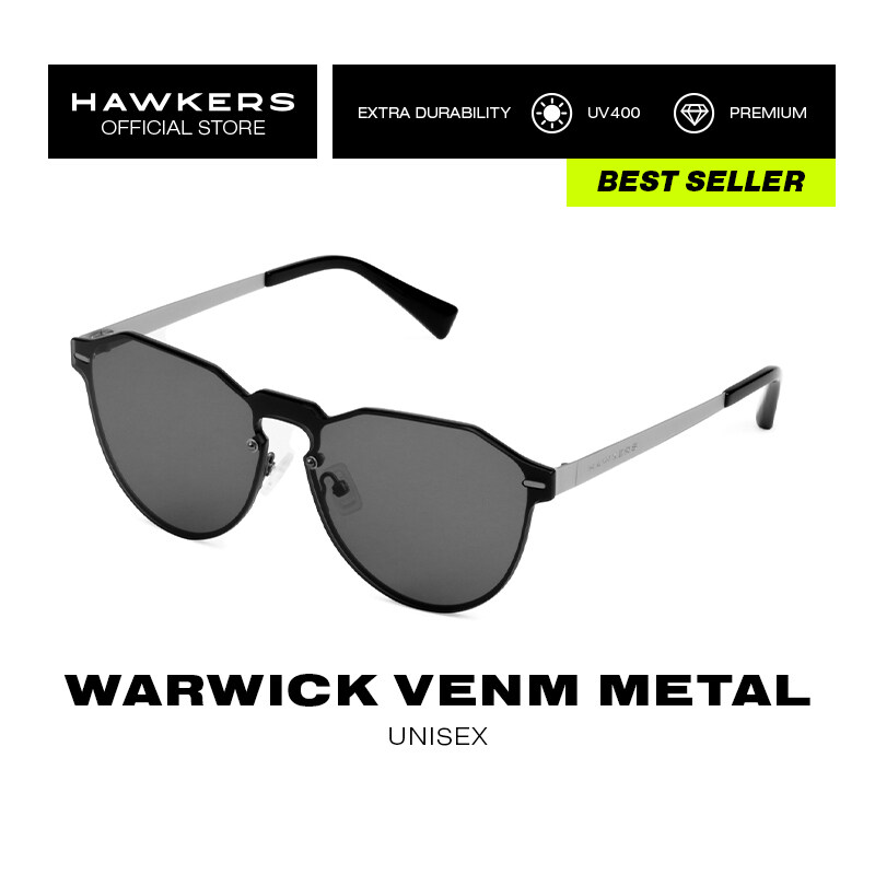 Hawkers - WARWICK VENM METAL Metal Dark Sunglasses UV400 Men Women H03LHM5001