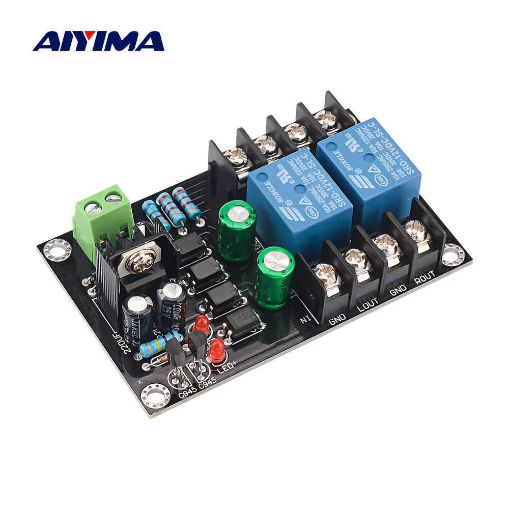 AIYIMA Digital Power Amplifier Speaker Protection Board Delay Relay Speaker Protection 300W For Class A Discrete Amplifiers