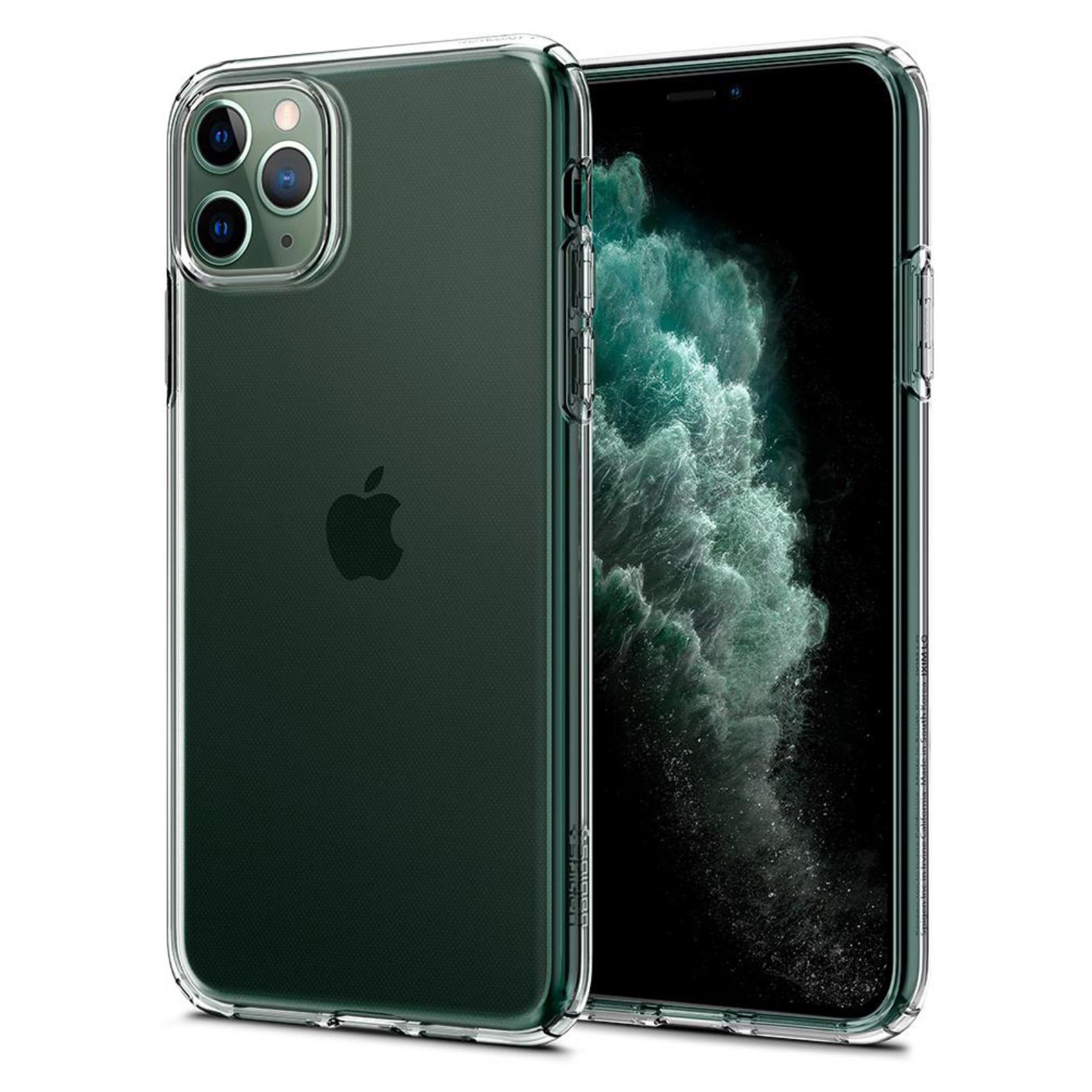 Spigen iPhone 11 Pro Case Liquid Crystal Crystal Clear Designed For Apple iPhone 11 Pro 2019 Mil-grade Certified with Air Cushion Technology Precise Fit Scratch Defense Drop Protection Casing Cover Ph