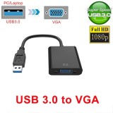 USB 3.0 2.0 to VGA 1080P Multi-display Adapter Converter For Computer Projector - intl