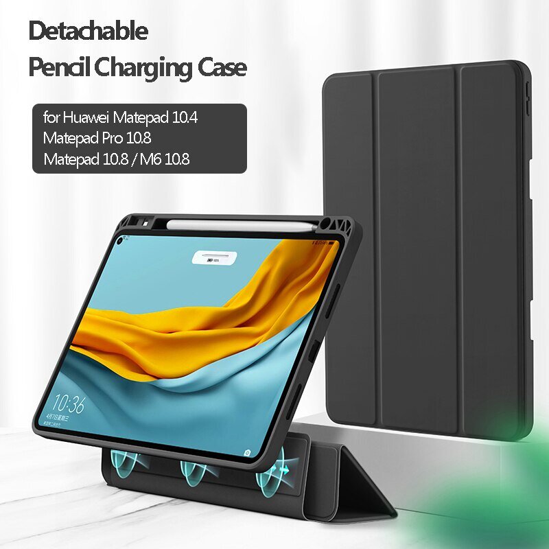 Huawei Matepad 10.8 10.4 Foldable Cover with Pencil Case for Huawei Matepad Pro 10.8 M6 Magnetic Case Shockproof