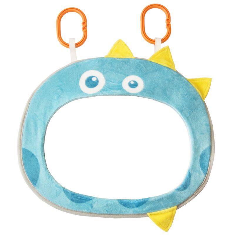easylover Car Baby Rearview Mirror Wide View Rear Adjustable Safety Seat Back Mirrors Infants Cartoon Toy