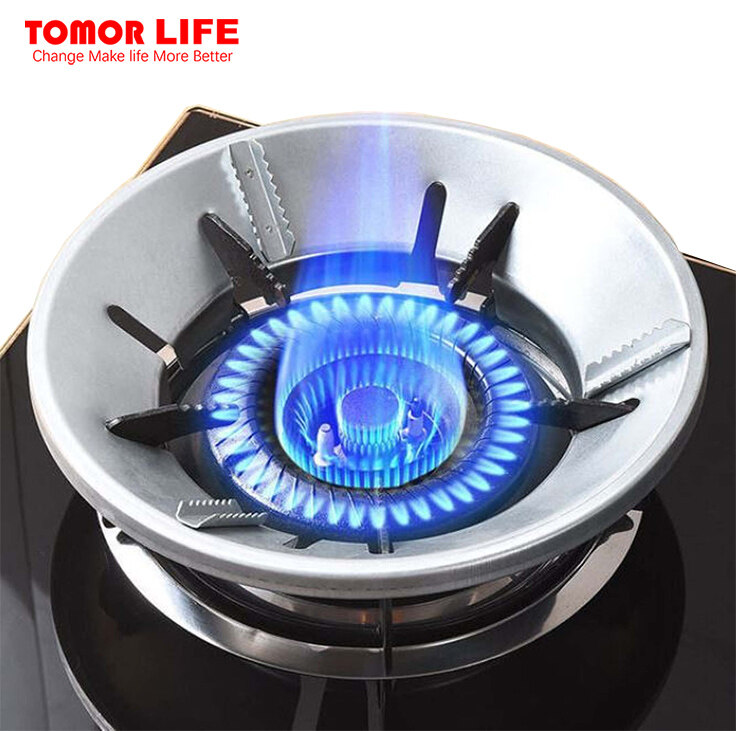 Tomor Life Fire-proof Windproof Cover Save Gas Cover Home Stable Outdoor Camping Smooth Gas Stove Windshield