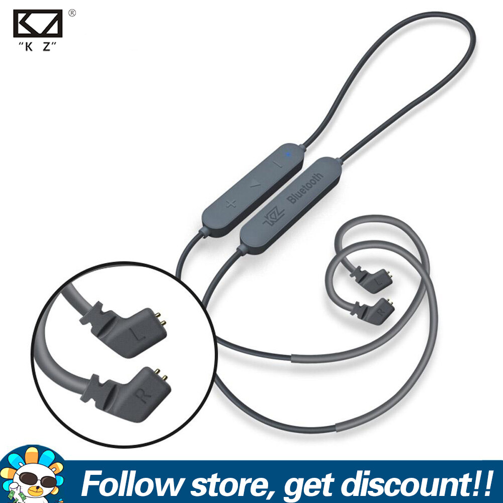 KZ Aptx HD Bluetooth Module Earphone Wireless Replacement Upgrade Cable Bluetooth 5.0 Headset Hook 2Pin 0.75mm/MMCX Connector Dechable Earbuds Replacement Module For KZ ZSN ZS10 ZST EDX ZEX AS16 PRO D