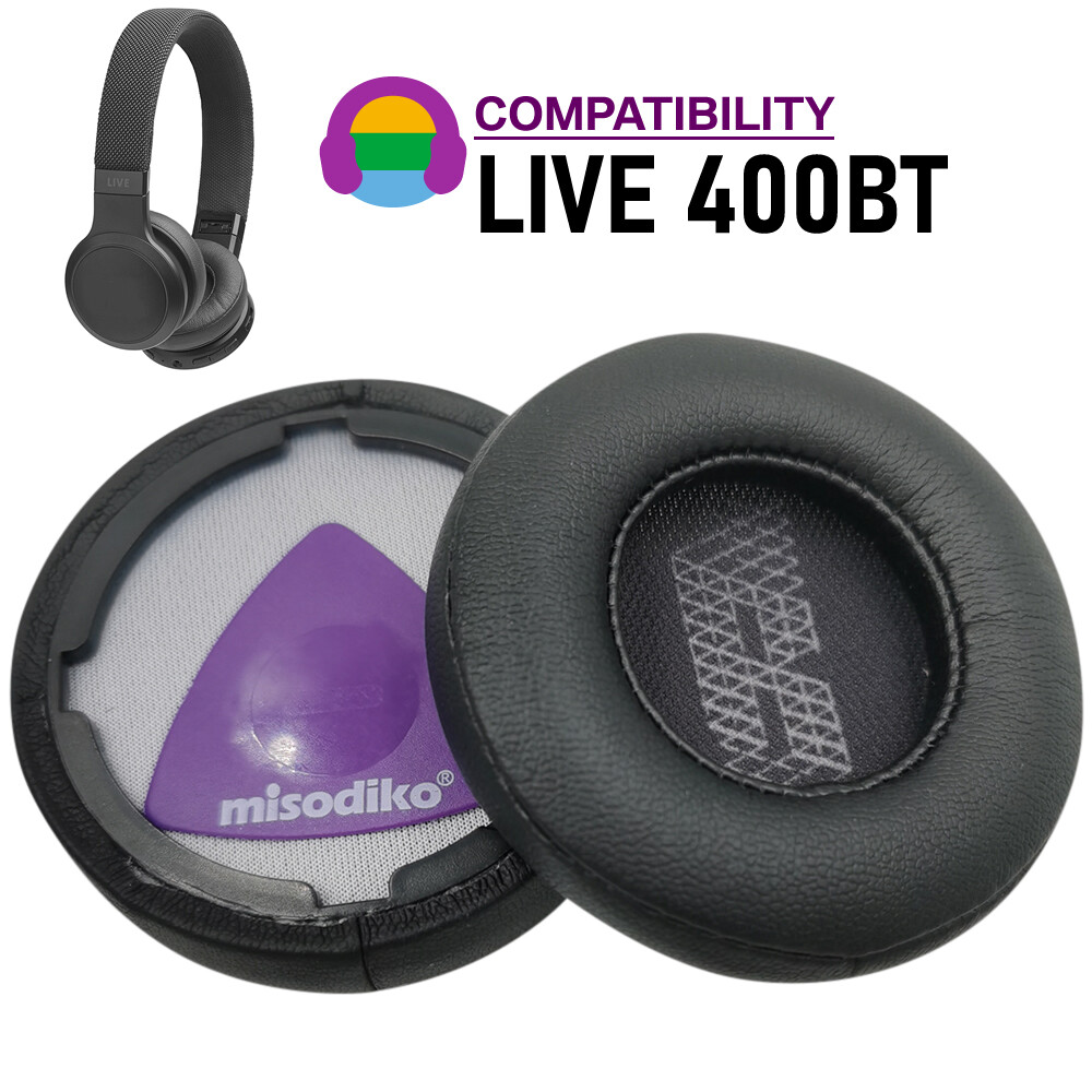 misodiko Ear Pads Cushions Replacement for JBL Live 400BT Headphones