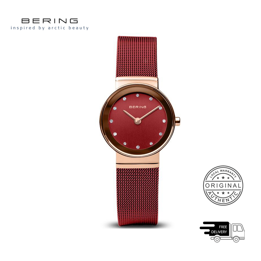 Bering Classic Red 26 mm Women's Watch (10126-363)