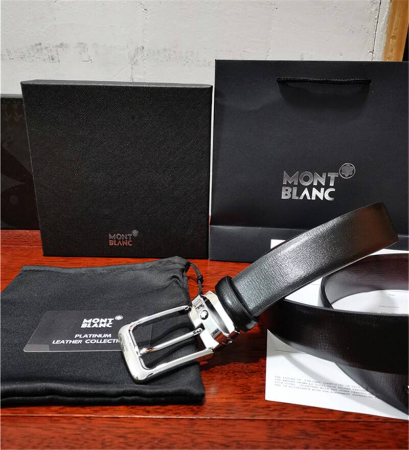 【Gift Box Set】Original Authentic Men's Belt Men's High Quality Classic Leather Belt Alloy Pin Buckle Men's Business Casual Belt