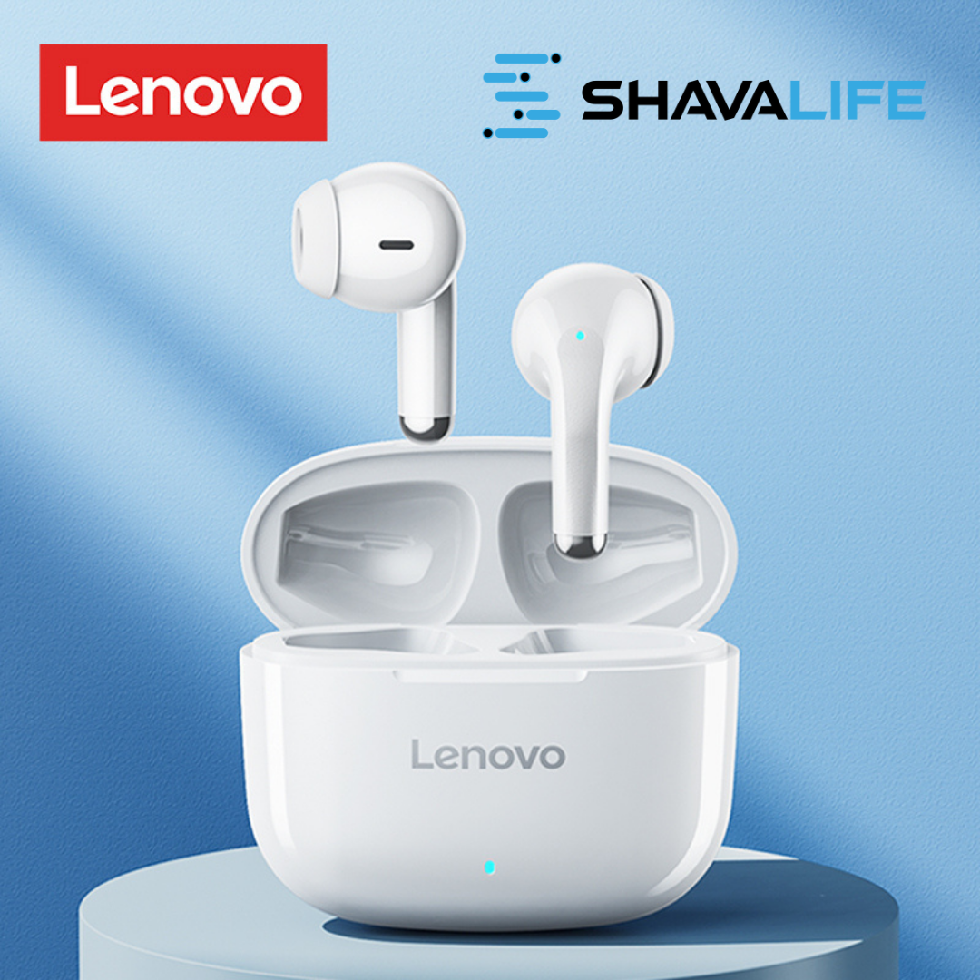 Lenovo Wireless Earbuds Bluetooth Earphone Headset Handsfree With Microphone for Mobile Phones Iphone Apple Android