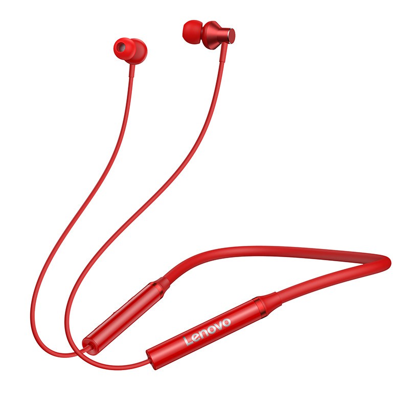 Lenovo HE05X (HE05 Pro) Neckband Sports Bluetooth 5.0 In-Ear Earphone True Wireless Earbuds Headphone Handfree IPX5 Long Battery Headset with mic earpieces Auido TWS Earpods Microphone High bass HE05