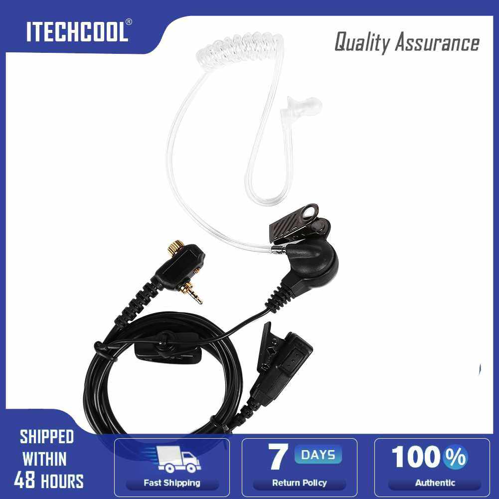 1 Pin Earpiece Headset PTT Mic Earphone for Motorola MTH800 MTH850 Radio