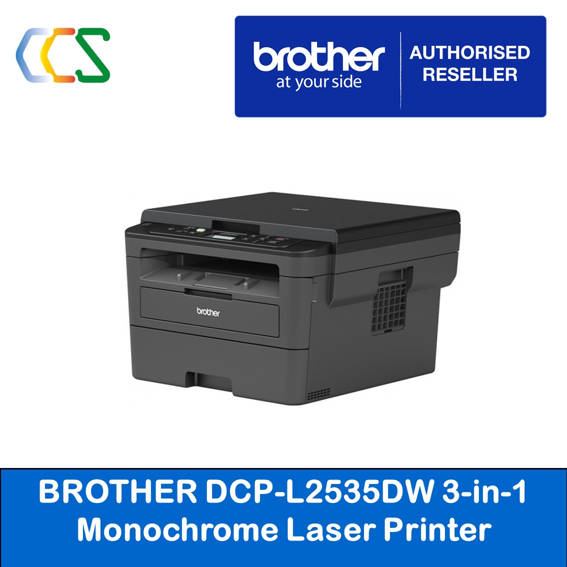 Brother DCP-L2535DW Monochrome Laser Multi-Function Centre with Automatic 2-sided Printing and Wireless Networking DCPL2535DW L2535 2535DW 2535 l2535dw [Singapore warranty]