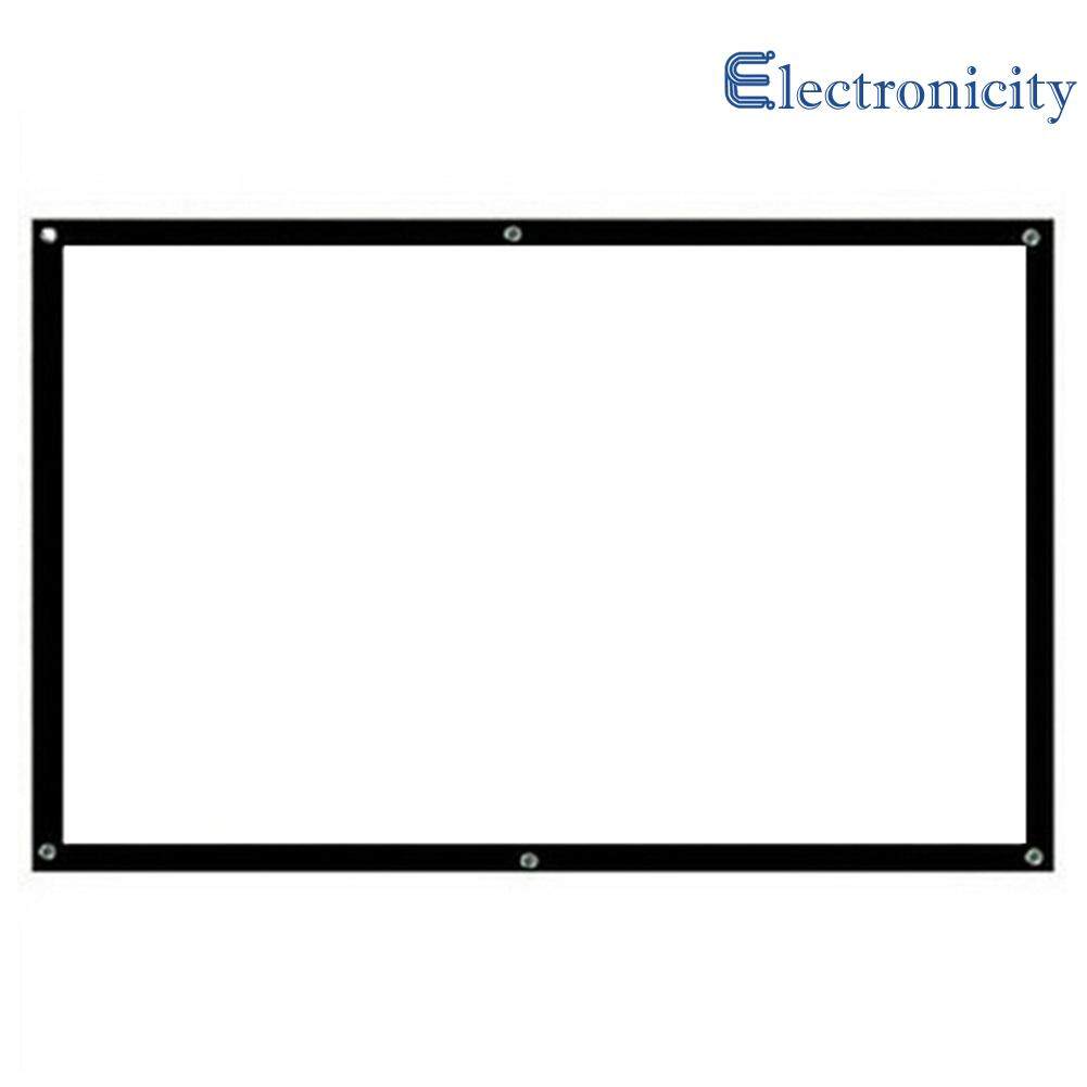 【Clearance】100'' inch 16:9 Home Cinema Projector Screen Theater Projection Portable -96145