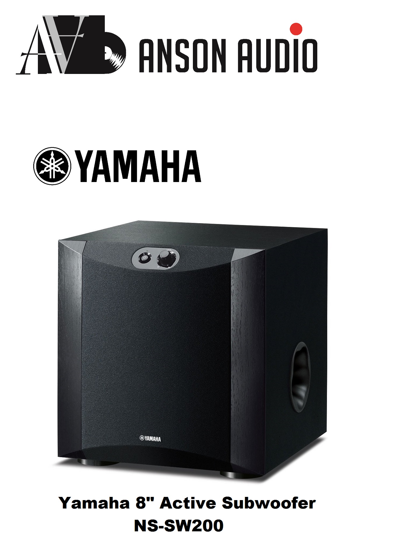 Yamaha NS-SW200, Subwoofer, Black