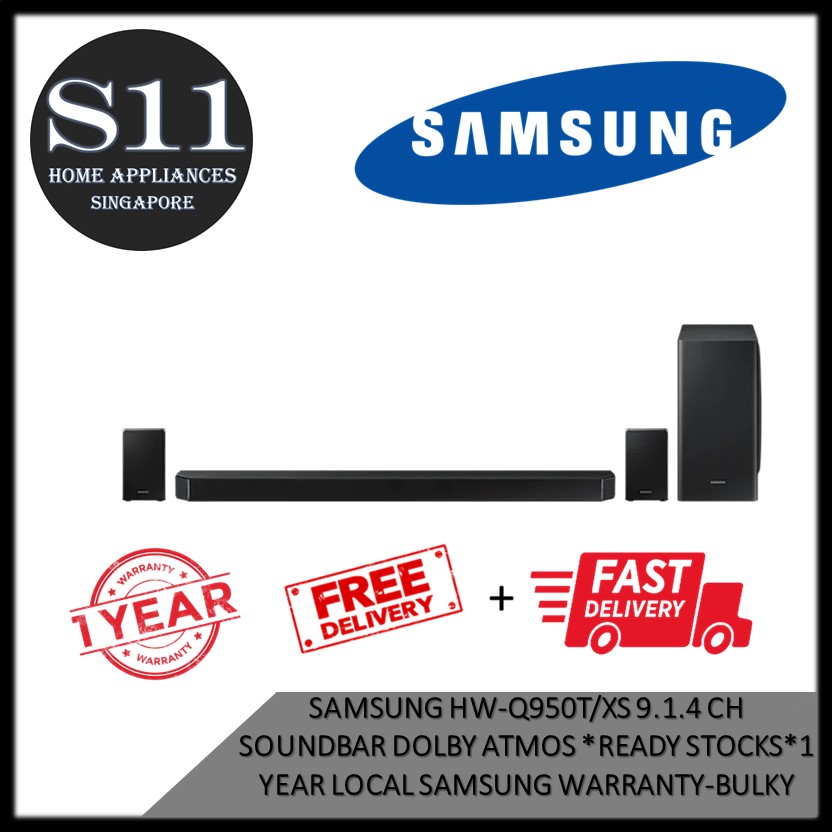 SAMSUNG HW-Q950T/XS 9.1.4 CH SOUNDBAR DOLBY ATMOS* READY STOCKS* 1 YEAR LOCAL SAMSUNG WARRANTY