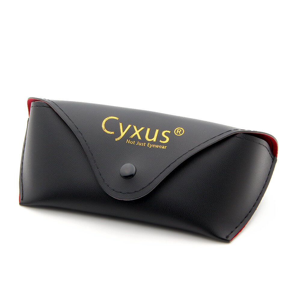 Cyxus Genuine Eyeglasses Bag Fashion Glasses Case Glasses Leather Bag BZGS0005
