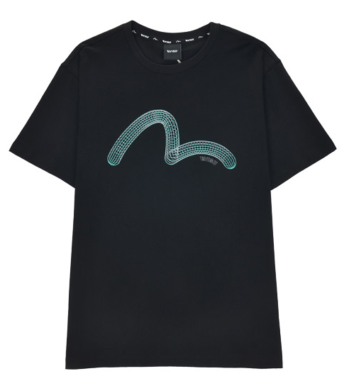 [EVISU KOREA] Loose Fit 4D 3M Hills Short-sleeve T-shirt Casual Men Women Tee Couple Tops  Cotton Street Style Korean Style