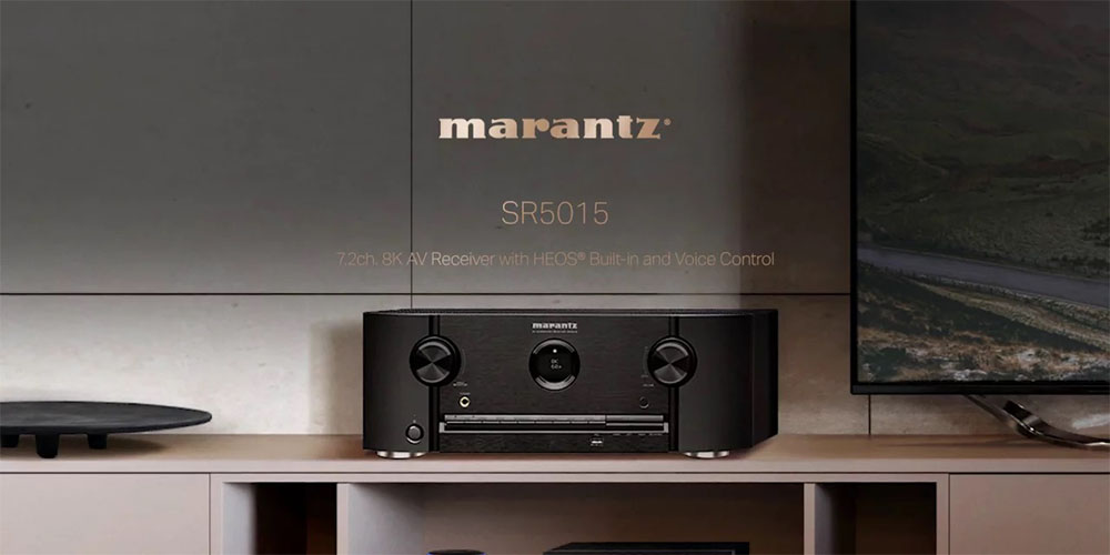 MARANTZ SR-5015 (BLACK), 7.2ch. 8K AV Receiver with 3D Sound and HEOS Built-in Authorized Dealer/Official Product/Warranty