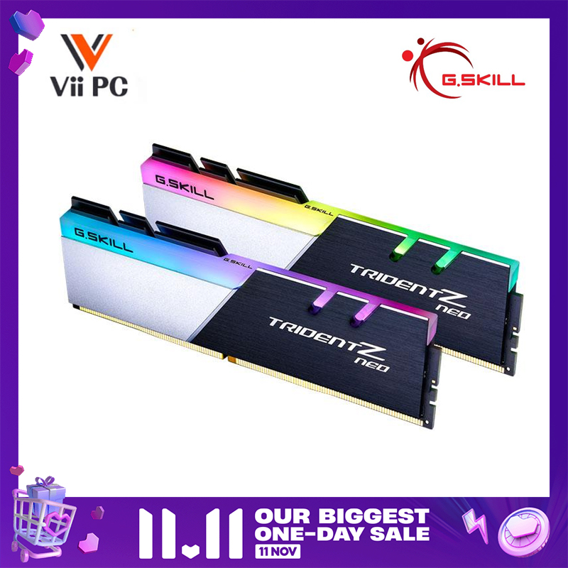 G.SKILL F4-3600C16D-32GTZNC Trident Z Neo DDR4-3600MHz CL16-19-19-39 1.35V 32GB (2x16GB)