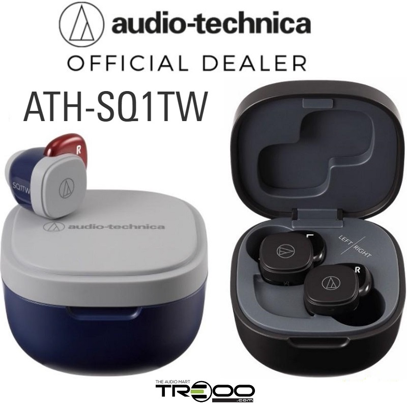 Audio-Technica ATH-SQ1TW True Wireless Bluetooth In-Ear Earphone with Mic