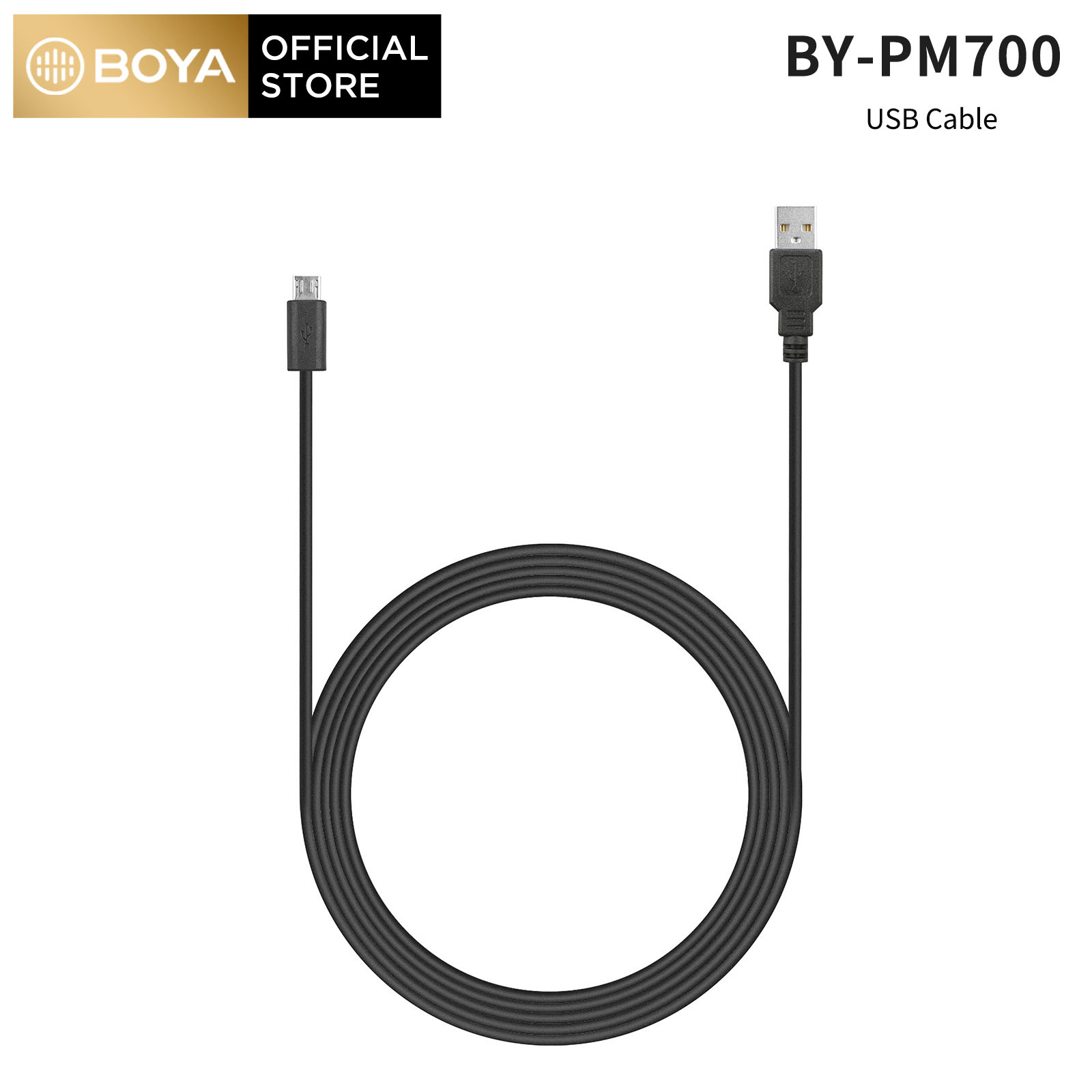 BOYA 1*3m ( 9 . 8 ) Type-C to USB-A Cable for BY-PM500 BY-PM700