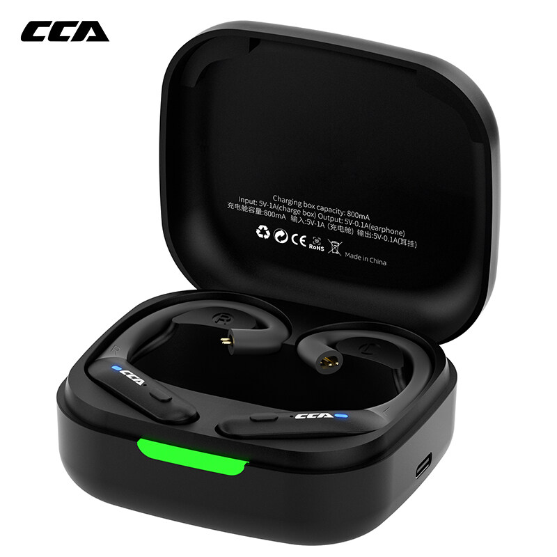 CCA BTX Wireless Earphones Ear Hook Module Bluetooth-Compatible 5.2 Headset HiFi Sport Game True Wireless Bluetooth Headphones trn kz az09 Pro edx zsn edx Pro
