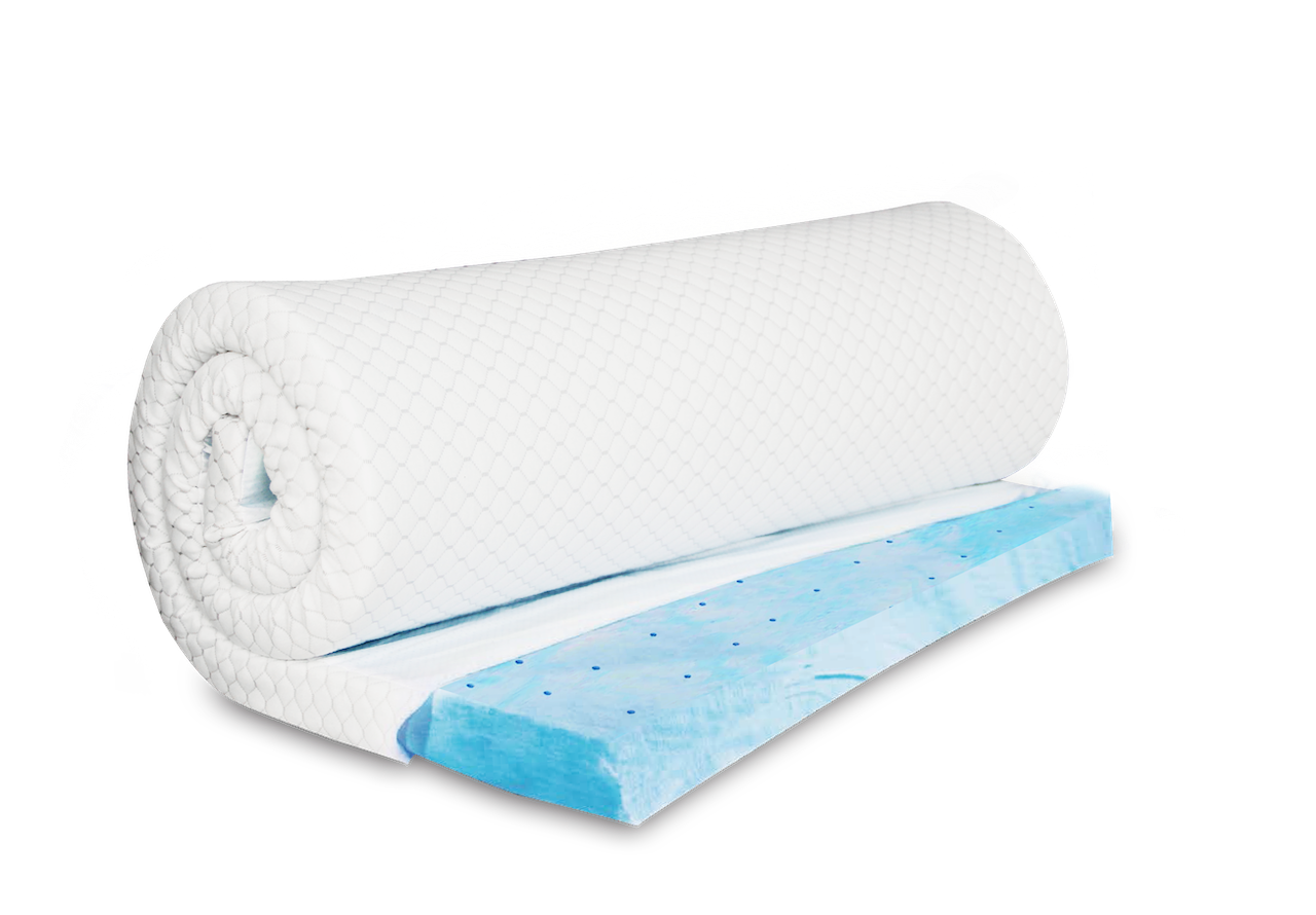 ETOZ Latex Mattress Topper 5cm Thickness - Queen Topper- Bamboo Cotton Fabric