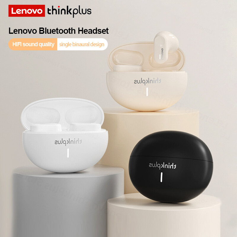 Original Lenovo LP19 TWS Bluetooth Earphone Mini Wireless Earbuds with Cartoon Case Sport Waterproof 9D Stere Headphones