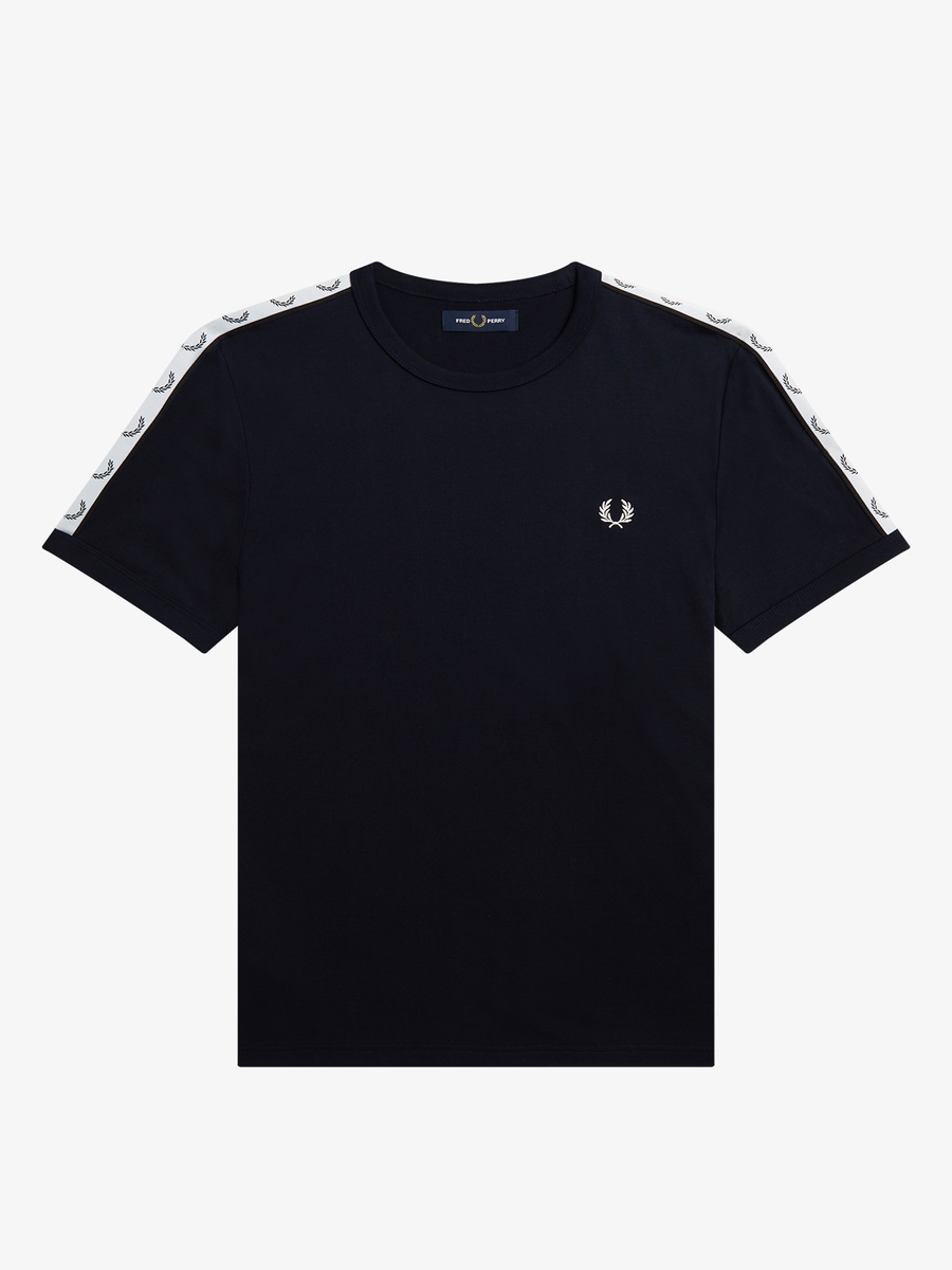 Fred Perry M4620 Tapped Ringer T-Shirt (Navy)