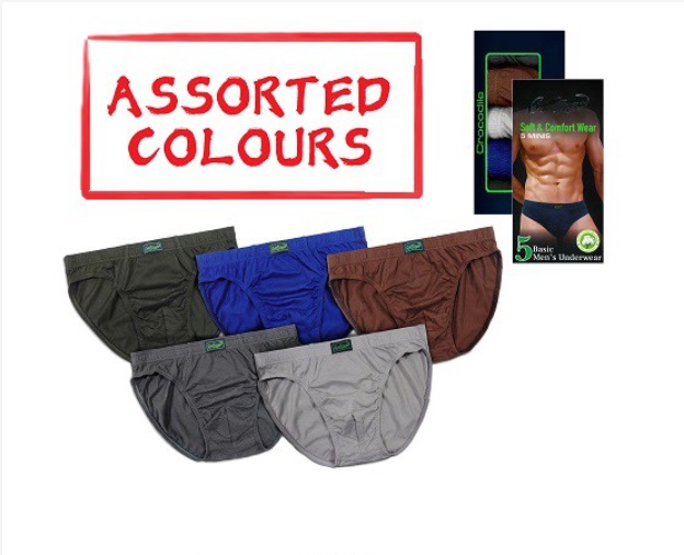 Crocodile 5-Pcs Basic Men's Underwear - Mini Briefs