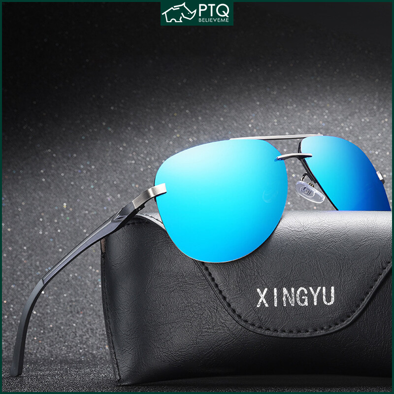 Polarized Sunglasses Shades for Men Sun Glassses for Women New Classic Colorful Film Toad Mirror SunGlasses PTQ