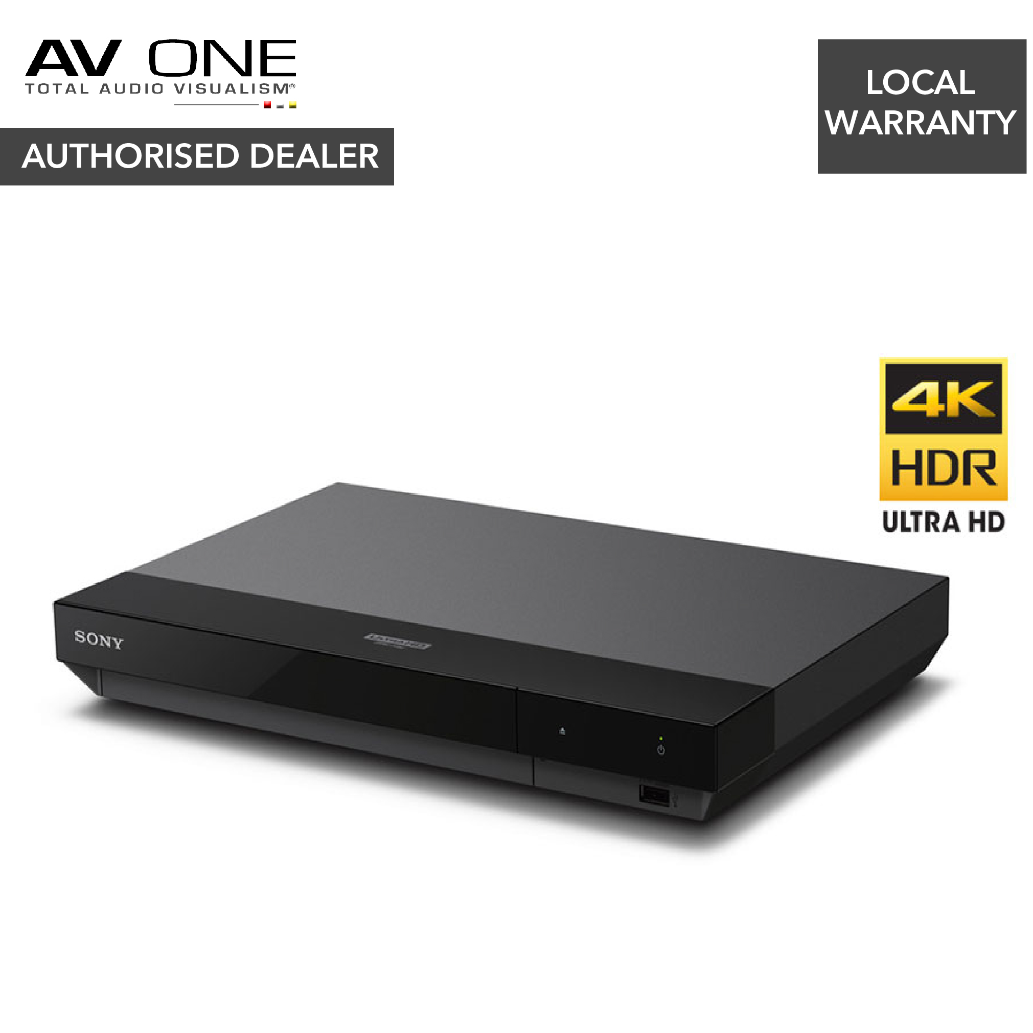 Sony UBP-X700 4K Ultra HD Blu-ray Player w/ High Resolution Audio - AV One Authorized Dealer/Official Product/Warranty