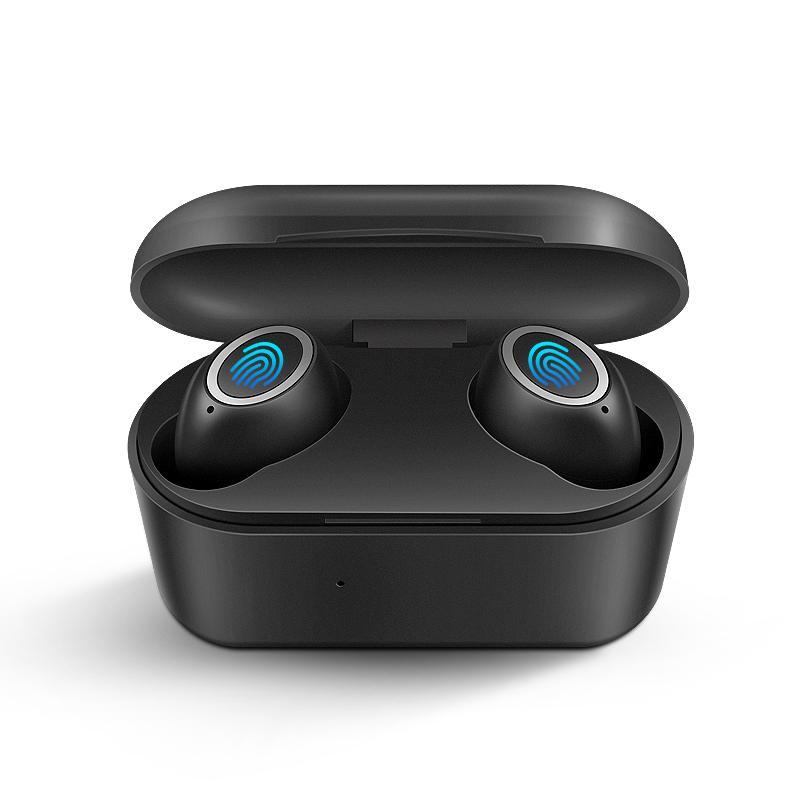 5G ERA TWS5.0 Bluetooth Headset Explosion Black Technology Touch Mini Wireless Bluetooth Headset
