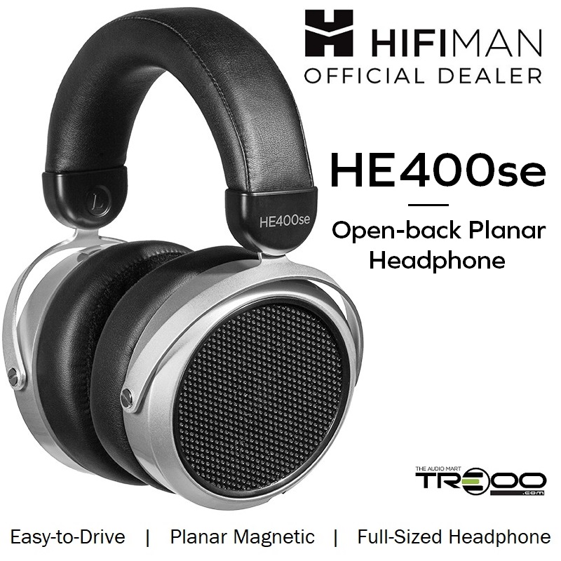 HiFiMAN HE400se Open-Back Planar Magnetic Over-Ear Audiophile Open Headphone