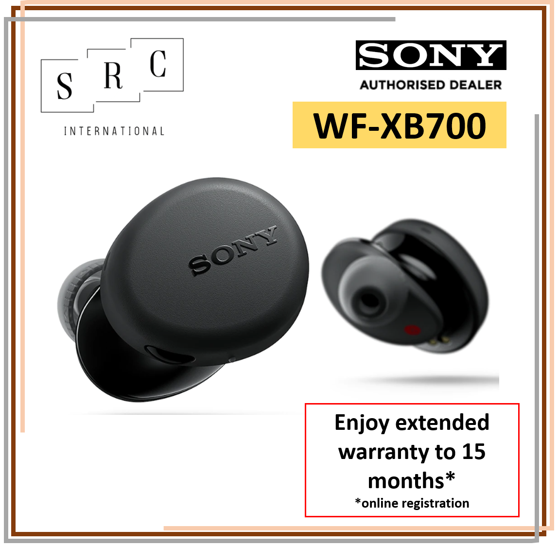 Sony WF-XB700 Truly Wireless Headphone with Extra Bass