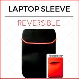 13.3 inch Laptop/Tablet Sleeve Bag Case Pouch Reversible bag (Black and Red)