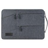 WIWU Notebook Bag for MacBook Air/Pro 13.3 Inch  with Handle Fabric Cover Protective Briefcase(Gray)