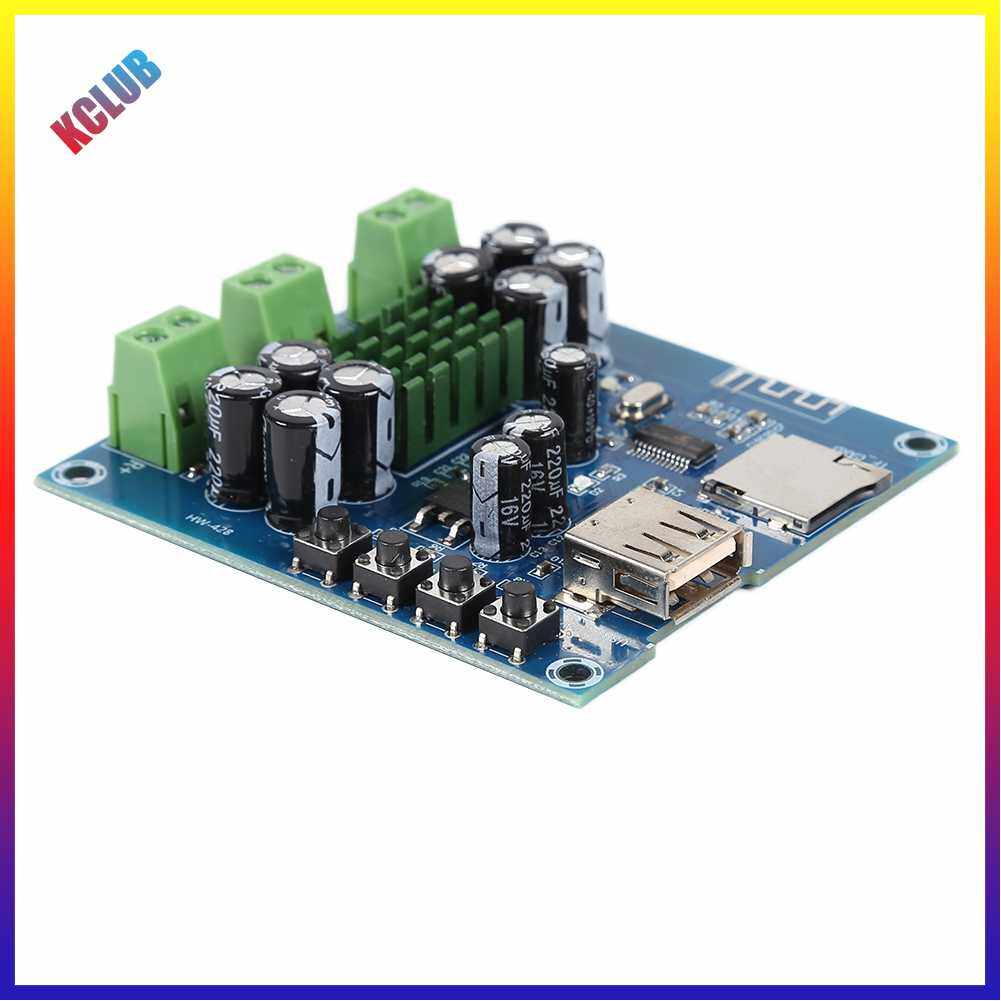 TPA3116D2 Bluetooth-compatible Amplifier Board Dual Way 50W+50W Support TF Card U Disk