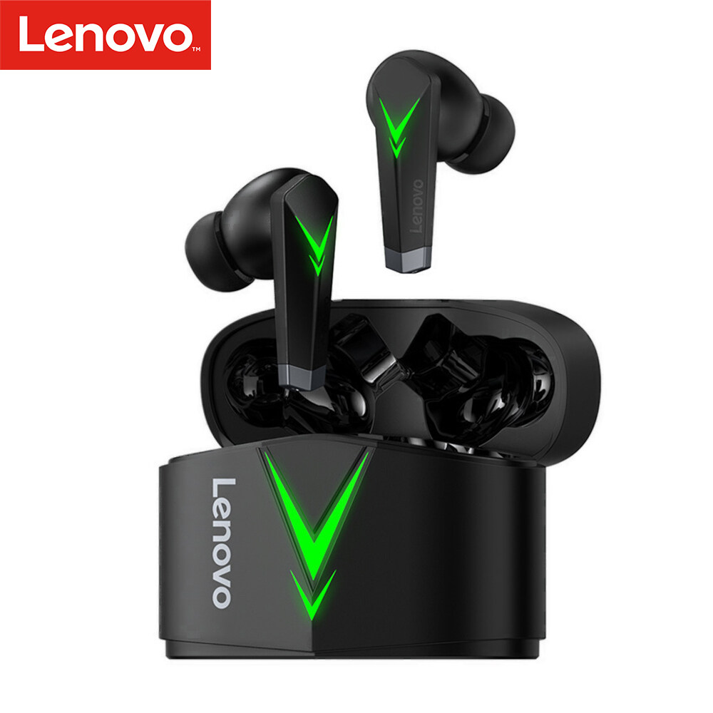 Lenovo LP6 Game Headset BT5.0 Wireless Earphones 65ms Low Latency DSP Noise Reduction Game/Music Dual Mode In-ear Earbuds for Gamers Sports