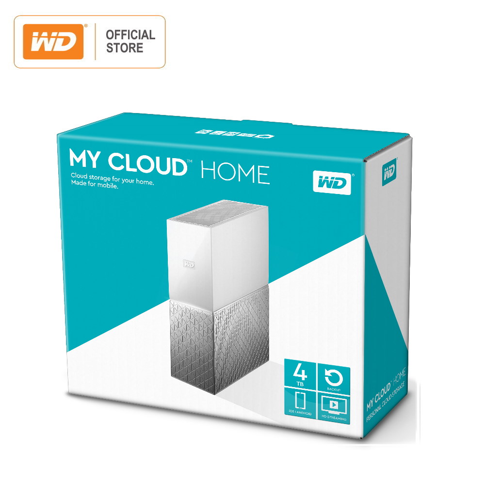 WD MY CLOUD HOME PERSONAL CLOUD STORAGE 4TB / 6TB / 8TB WDBVXC0040HWT-SESN / WDBVXC0060HWT-SESN / WDBVXC0080HWT-SESN - WD OFFICIAL STORE - NAS