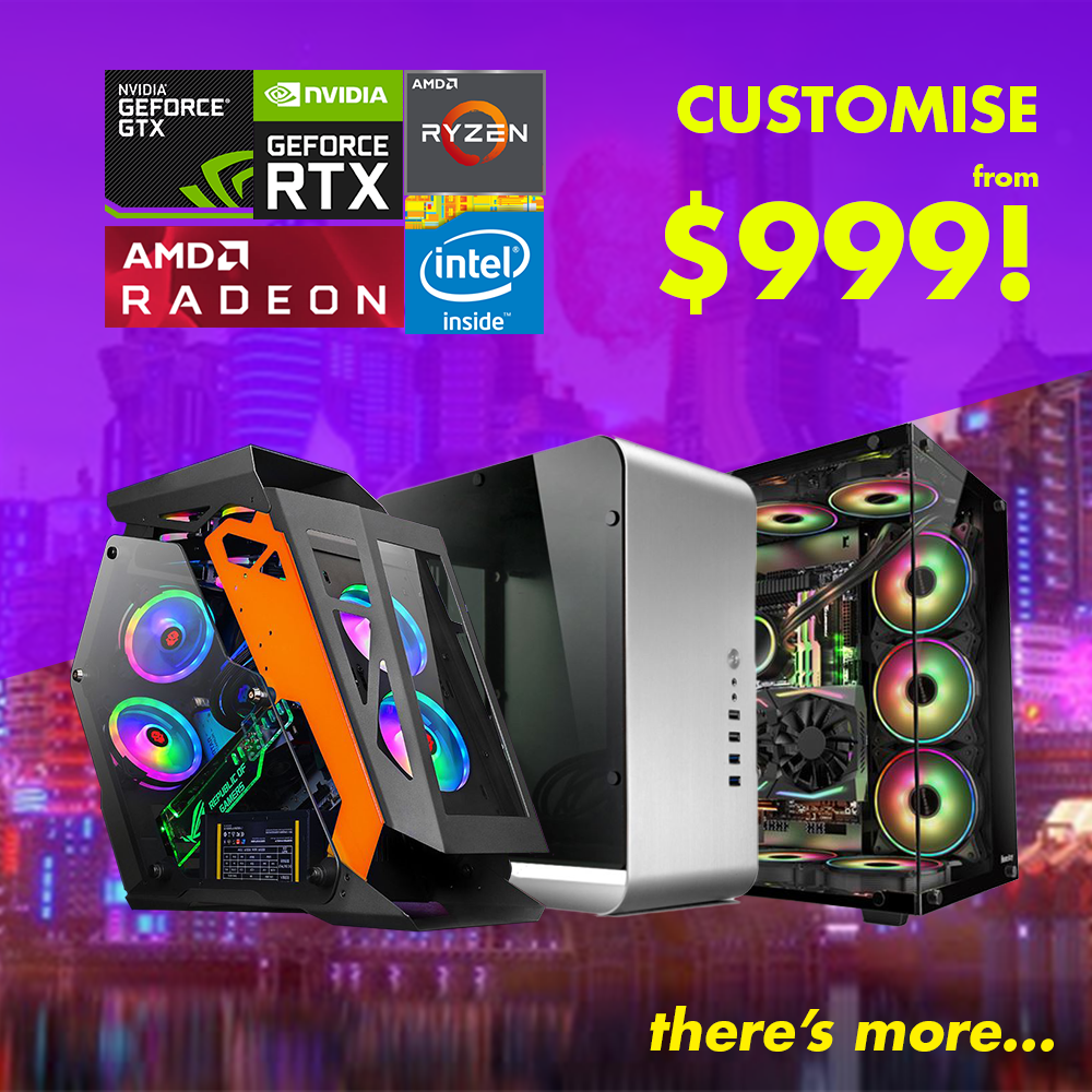 Cube™ Custom Made/Prebuilt/DIY Build/定制台式电脑 - Desktop/PC/Computer for Gaming/Work/Office/Study (Pre-order/Ready to Ship)
