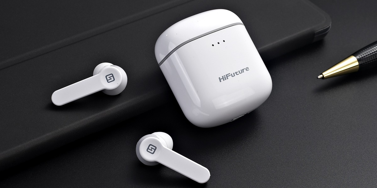 【SG Seller】HiFuture FlyBuds True Wireless Earbuds Bluetooth 5.0 Earphone Sport Music Earphones Touch Control Earbuds Noise Canceling Headset with Built-in Microphone -Pink/Green/White/Black